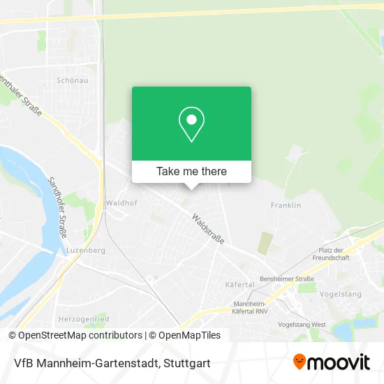 Карта VfB Mannheim-Gartenstadt