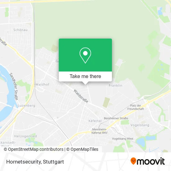 Карта Hornetsecurity