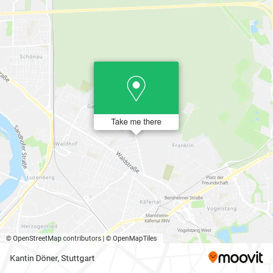 Карта Kantin Döner