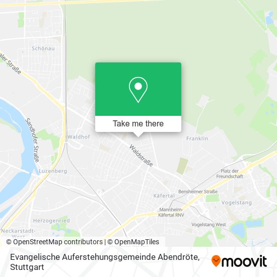Evangelische Auferstehungsgemeinde Abendröte map