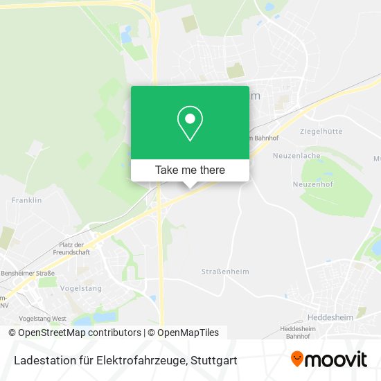 Ladestation für Elektrofahrzeuge map