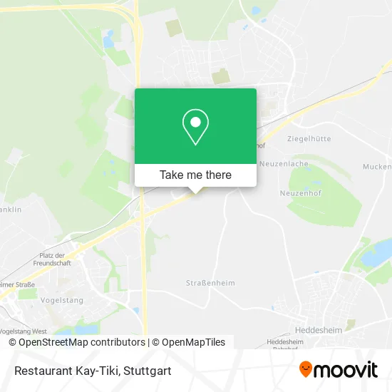 Карта Restaurant Kay-Tiki
