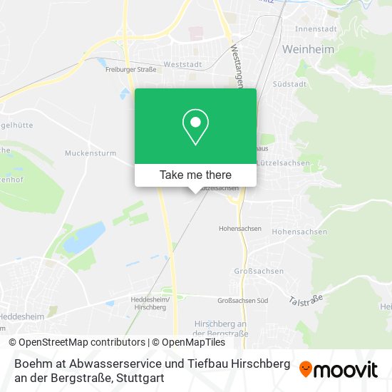 Boehm at Abwasserservice und Tiefbau Hirschberg an der Bergstraße map