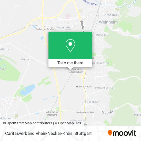 Caritasverband Rhein-Neckar-Kreis map