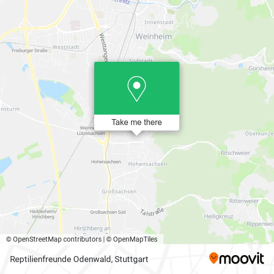 Карта Reptilienfreunde Odenwald