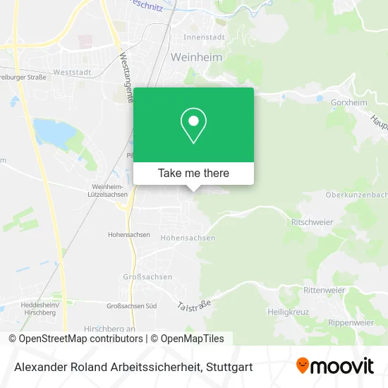 Карта Alexander Roland Arbeitssicherheit