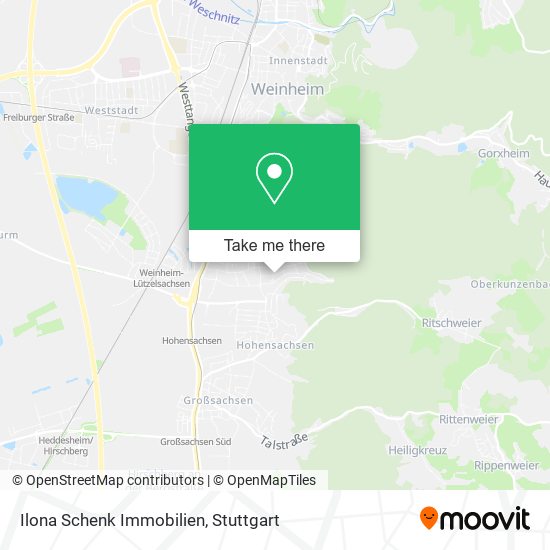 Ilona Schenk Immobilien map