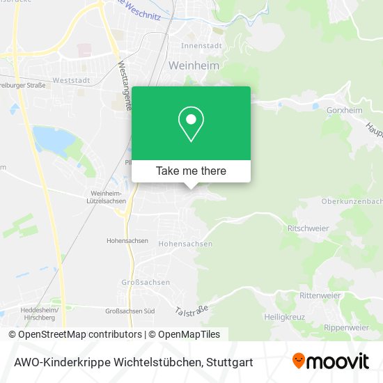 AWO-Kinderkrippe Wichtelstübchen map