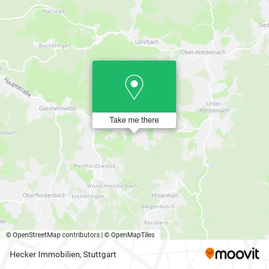 Карта Hecker Immobilien