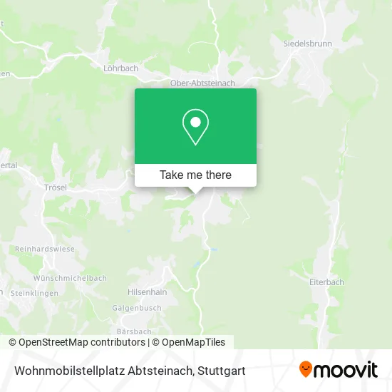 Карта Wohnmobilstellplatz Abtsteinach