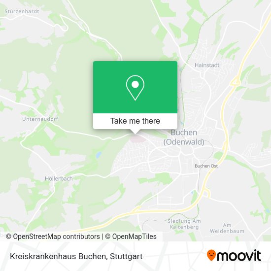 Kreiskrankenhaus Buchen map