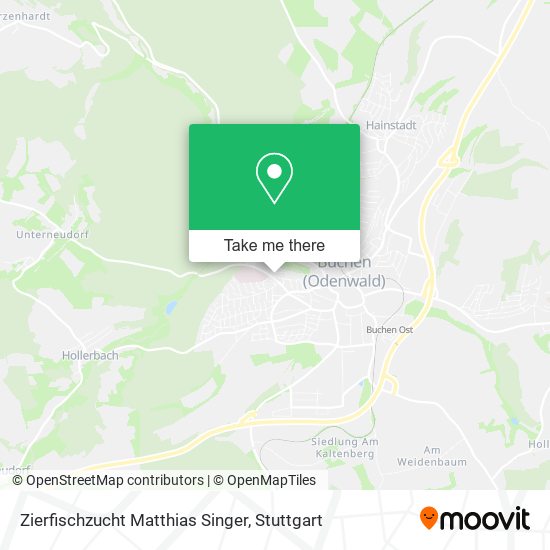 Карта Zierfischzucht Matthias Singer