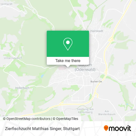 Карта Zierfischzucht Matthias Singer
