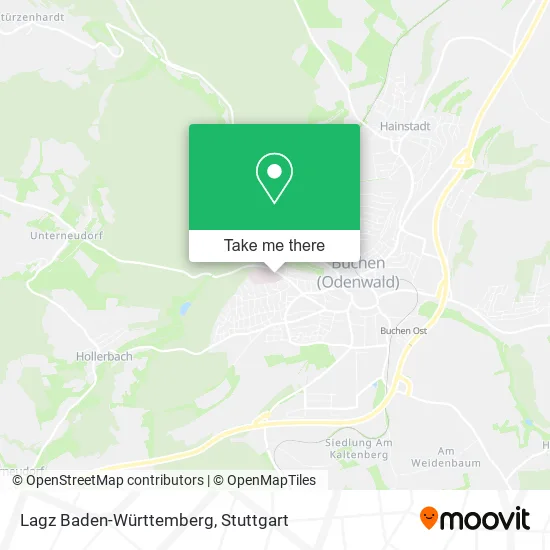 Карта Lagz Baden-Württemberg