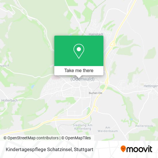 Kindertagespflege Schatzinsel map