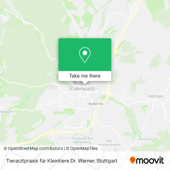 Карта Tierarztpraxis für Kleintiere Dr. Werner