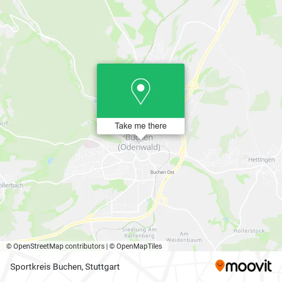 Карта Sportkreis Buchen