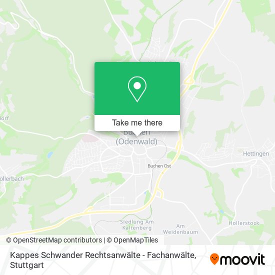 Kappes Schwander Rechtsanwälte - Fachanwälte map