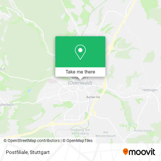 Карта Postfiliale