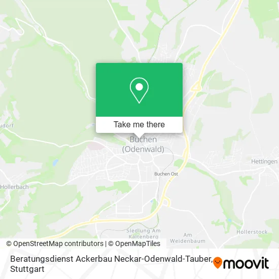 Карта Beratungsdienst Ackerbau Neckar-Odenwald-Tauber