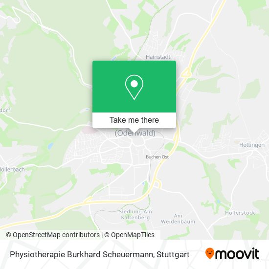 Physiotherapie Burkhard Scheuermann map