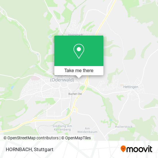 HORNBACH map