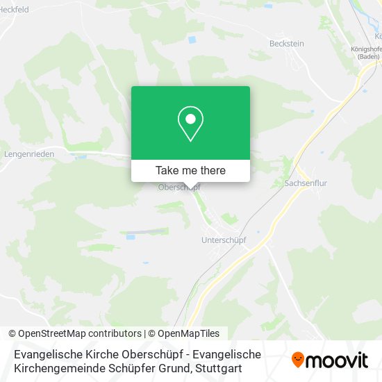 Evangelische Kirche Oberschüpf - Evangelische Kirchengemeinde Schüpfer Grund map