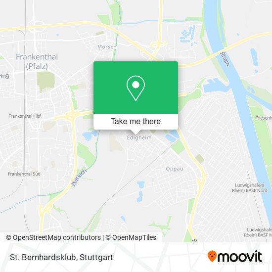 St. Bernhardsklub map