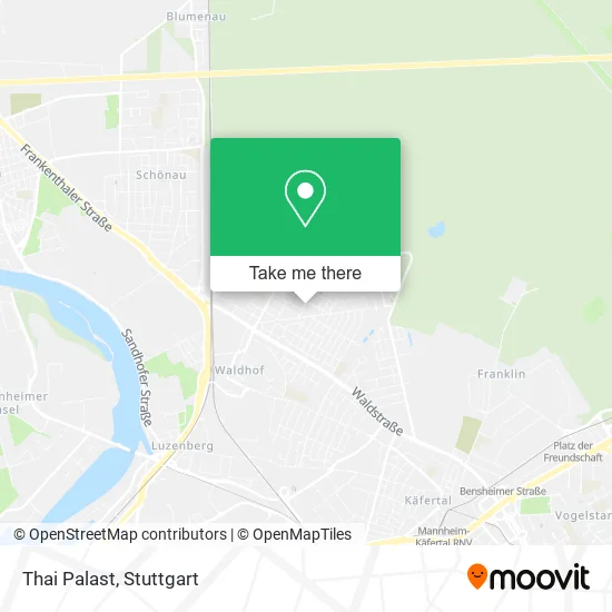 Карта Thai Palast