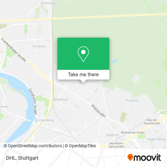 Карта DHL