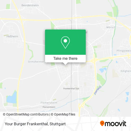 Карта Your Burger Frankenthal