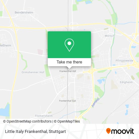 Little Italy Frankenthal map