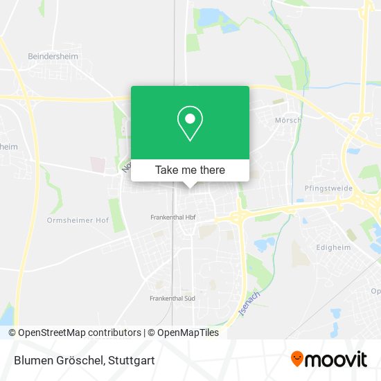Blumen Gröschel map