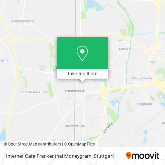Internet Cafe Frankenthal Moneygram map