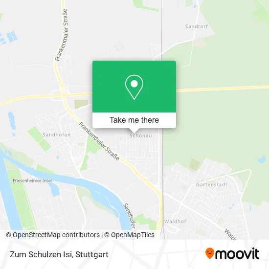 Карта Zum Schulzen Isi