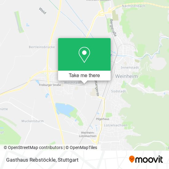Gasthaus Rebstöckle map