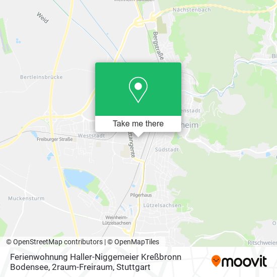 Ferienwohnung Haller-Niggemeier Kreßbronn Bodensee, 2raum-Freiraum map