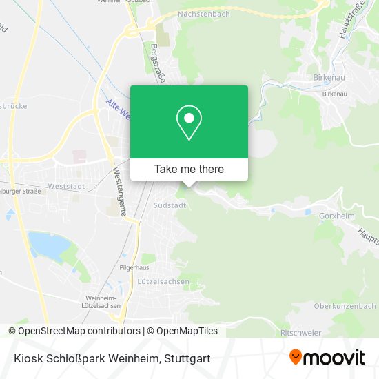 Карта Kiosk Schloßpark Weinheim