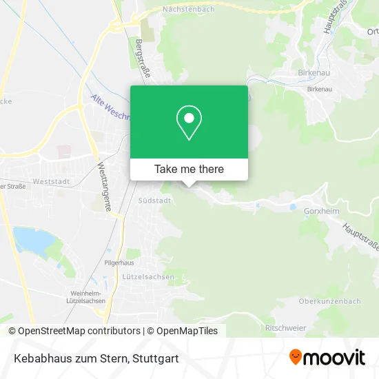 Карта Kebabhaus zum Stern