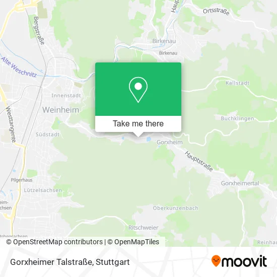 Карта Gorxheimer Talstraße