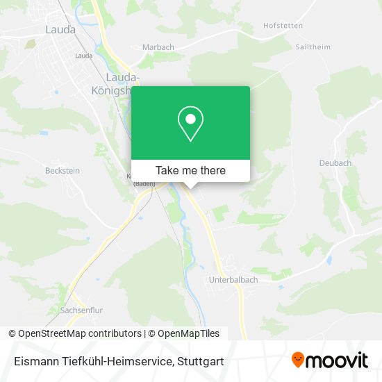 Eismann Tiefkühl-Heimservice map