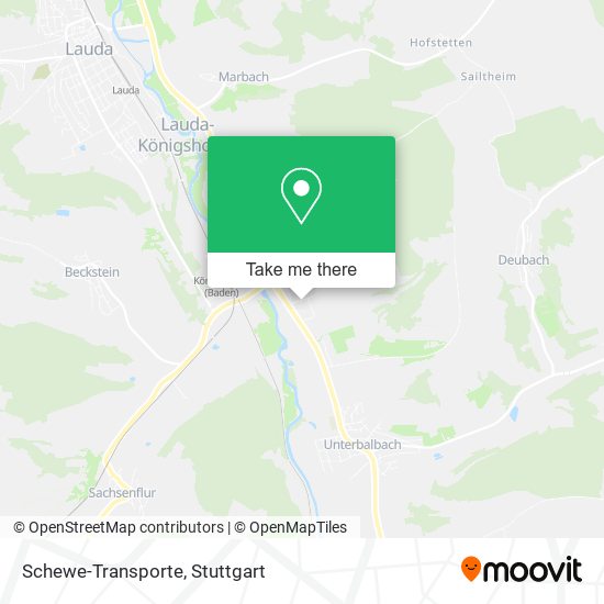 Карта Schewe-Transporte