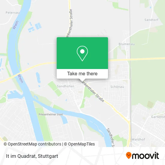 Карта It im Quadrat