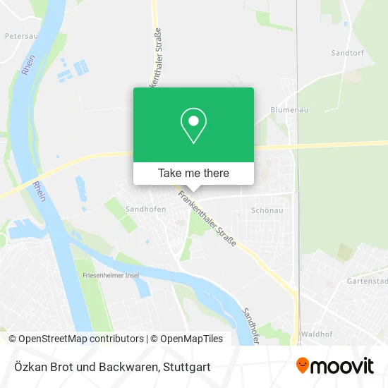 Карта Özkan Brot und Backwaren