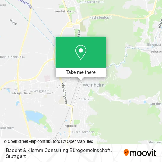 Карта Badent & Klemm Consulting Bürogemeinschaft