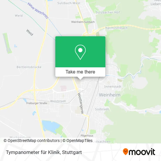 Карта Tympanometer für Klinik