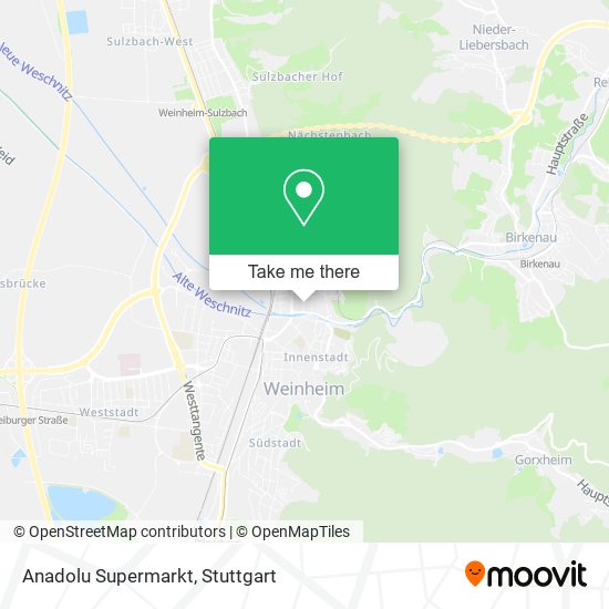 Карта Anadolu Supermarkt