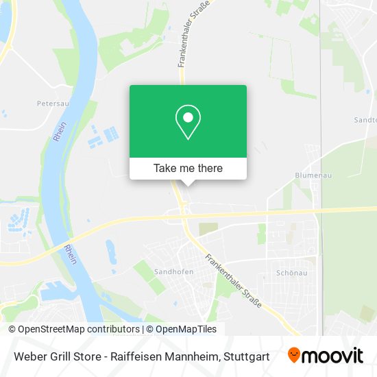 Weber Grill Store - Raiffeisen Mannheim map