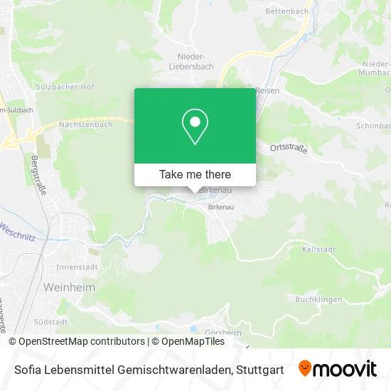 Карта Sofia Lebensmittel Gemischtwarenladen