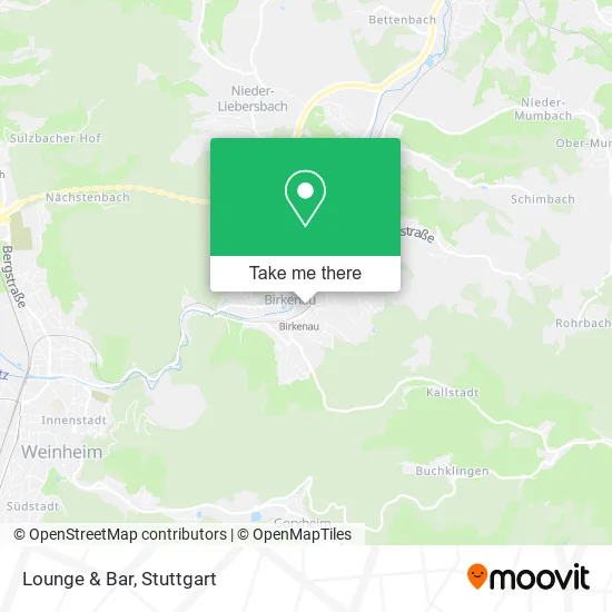 Карта Lounge & Bar
